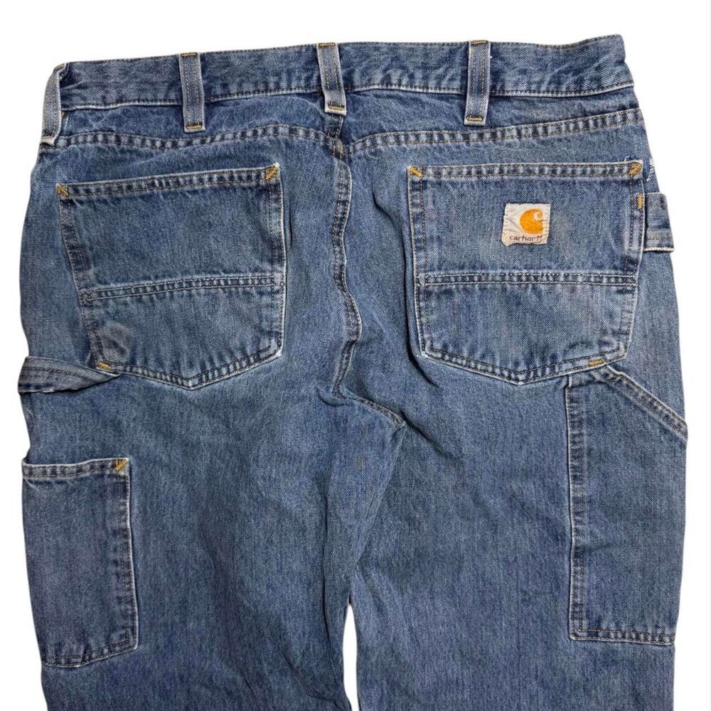 Carhartt blue denim carpenter jeans